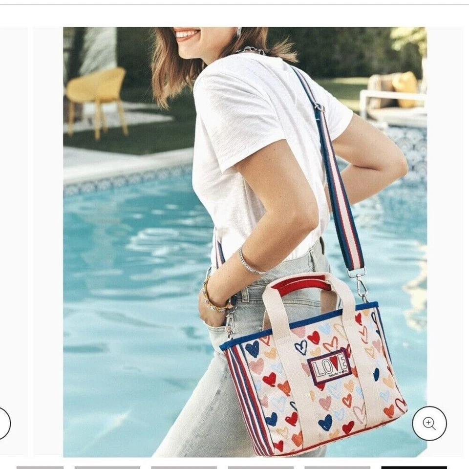 Brighton Bag Red White And You Mini Tote D30274