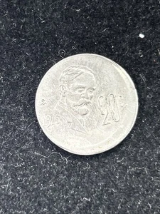 SASA 1976 México 20 Centavos Off Center Error - Picture 1 of 2