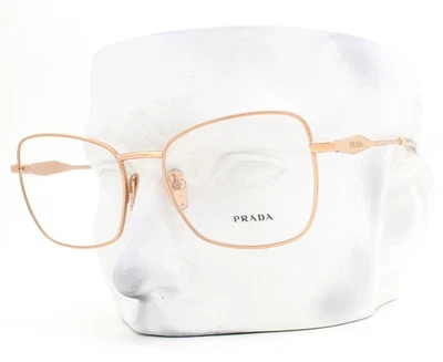 Prada Eyeglasses VPR 53Z SVF-1O1 Glasses Polished Rose Gold 54mm with Pouch  - Image 1 of 4