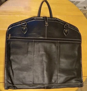 CRU AD LIB FAUX LEATHER GARMENT WARDROBE BAG. Pre-owned - Picture 1 of 8