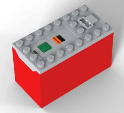 Lego Power Functions Rojo AAA CAJA DE BATERÍA (técnico, remoto, motor, tren, potencia, coche) Foto 1 de 2