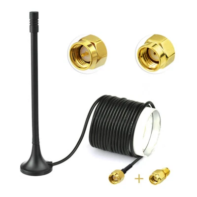 3G Magnetic Antenna Kit SMA & Adapter for Signal Booster Router Security Camera - Image 1 of 4