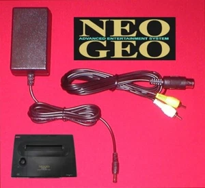 5V AC Adapter Power Supply & AV Cable for SNK Neo Geo AES PRO-POW 2 Console NEW - Picture 1 of 3