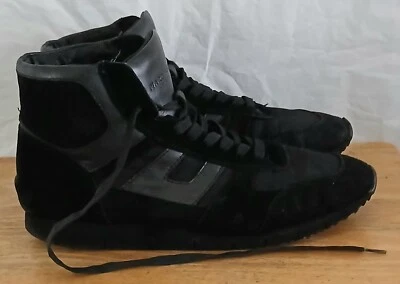 Botas de cuero y tela Marc Ecko para hombre Beck negras. Talla 9,5M Foto 1 de 4