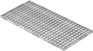 Gitterrost Normrost verzinkt Lichtschacht 390x790x20 mm mw30x30 mm Stahl S235JR - Bild 1 von 4