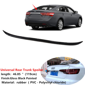 46.85in Fit For Toyota Avalon 2013-2018 Universal Rear Trunk Lip Wing Spoiler