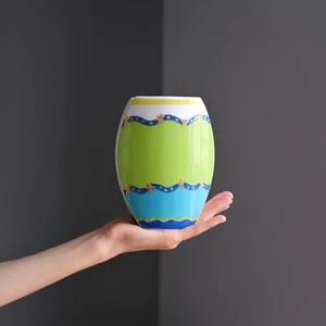 Rosenthal Jan Van Der Vaart 'Isika' Porcelain Vase Taurus Collection Germany - Bild 1 von 10