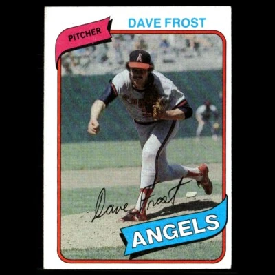 1980 Topps - Dave Frost #423 (RC) Los Angeles Angels ⚾ Baseball Card  - Image 1 of 3