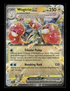 Wugtrio ex 060/162 Temporal Forces DOUBLE RARE Holo Pokemon Card NM - Picture 1 of 2
