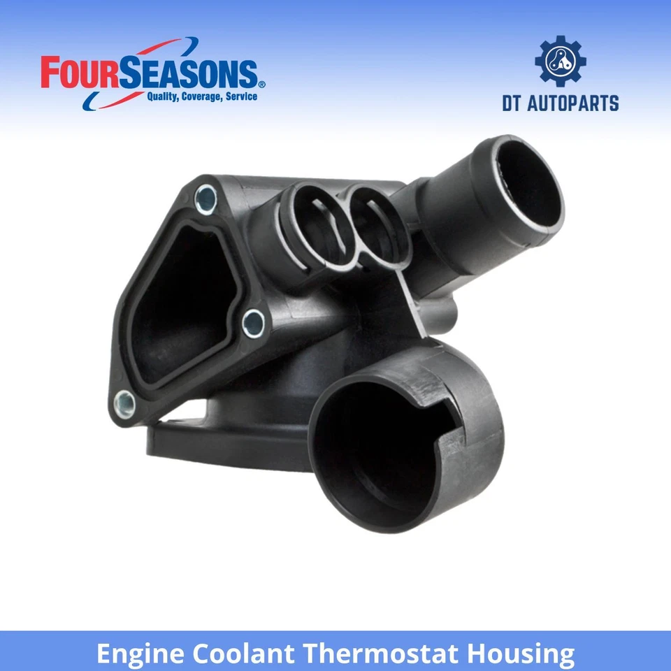 Carcasa termostato refrigerante motor Audi A3 Quattro 2006-2009 4 estaciones 2007 Foto 1 de 4