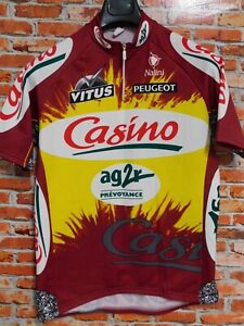 Bike Cycling Jersey Shirt Maillot Cyclism Team Casino AG2R NALINI Size XL