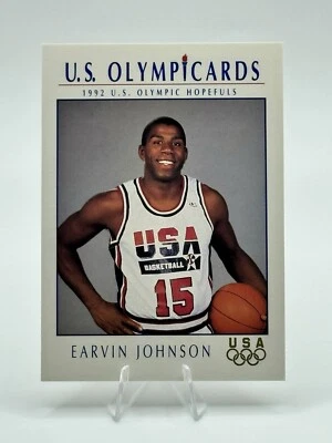 1992-93 Impel U.S. Olympic Hopefuls: # 11 Magic Johnson NM-MT OR BETTER - Image 1 of 2