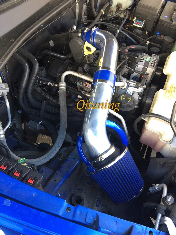 Kit de filtro de sistema de admisión de aire azul de 2 piezas para Dodge Nitro 2007-2009 3,7 L V6 Foto 1 de 1