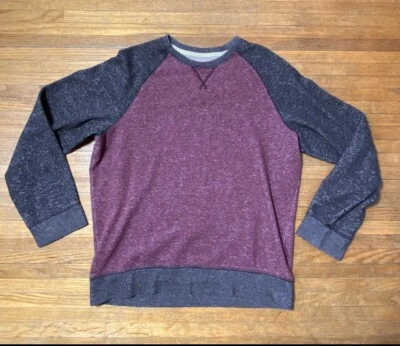 Suéter Urban Pipeline Talla Grande Para Hombre Manga Larga Térmico Crew Pullover Rojo Foto 1 de 4