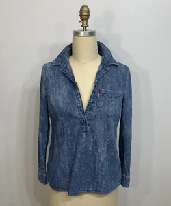 Levis Shirt Denim Acid Wash Small - Picture 1 of 8