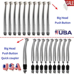 NSK Style Dental High Speed Handpiece Big Head 4 Holes (Quick Coupler Coupling) - Picture 1 of 13