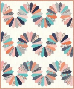 Quilt Pattern SERPENTINE Moda PRAIRE GRASS Fat Eighth Quarter Friendly - Picture 1 of 4