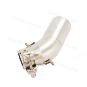 51mm For BMW C600 Sport C650GT 2012-2015 Stainless Steel Exhaust Escape Mid Pipe - Picture 1 of 6