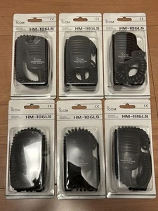Icom HM-186LS Microphone 6-Piece Set Used Portable Radio Accessories - Zdjęcie 1 z 3