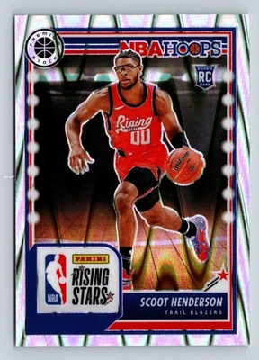 2023-24 Hoops Premium Stock #280 Scoot Henderson Seismic Prizm - Image 1 of 2