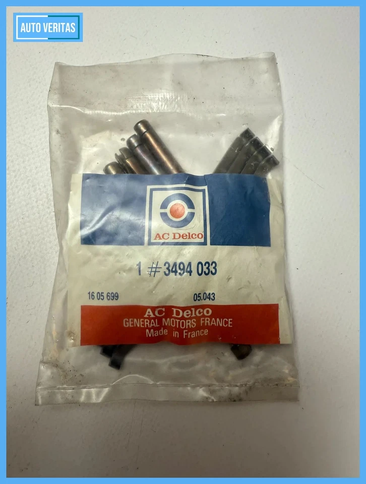 Original AC Delco Opel etc. Accessories set, disc brake lining front 3494033 - Image 1 of 4