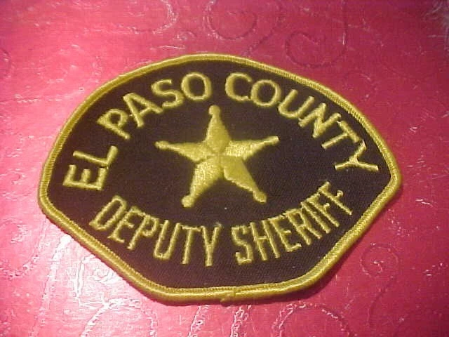 PARCHE POLICÍA EL PASO COUNTY COLORADO TALLA HOMBRO SIN USAR Foto 1 de 1