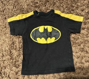 DC Comics Batman Logo Black and Yellow Toddler Short Sleeve T-Shirt - Size: 12M - Picture 1 of 10