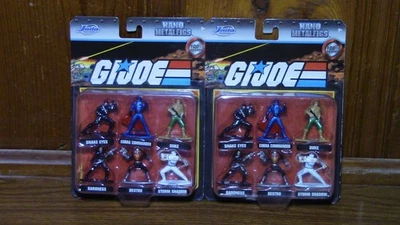 GI Joe Nano Metalfigs 2 Sets Die Cast Jada Toys Duke Destro Baroness 2020 New - Image 1 of 2
