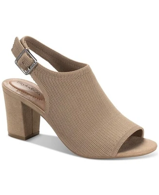 Style & Co Womens Peyyton Slingback Block Heel Shooties Lt Taupe Size 10M NIB - Image 1 of 4
