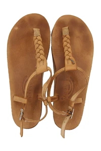 Sandalias Rainbow T-Street Correa Trenzada Cuero Correa al Tobillo Para Mujer Talla 7.5 - 8.5 - Imagen 1 de 6