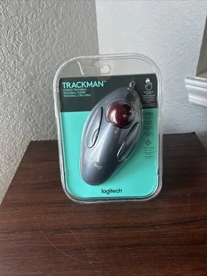 Logitech TRACKMAN Mármol Con Cable Trackball Mouse T-BC21 Con Cable 910-000806 NUEVO Foto 1 de 4