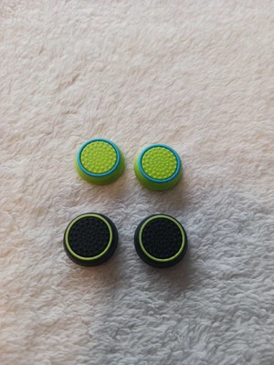 Силиконовая аналоговая ручка для большого пальца руки упаковка 4 шт. зеленая.  F3 - Изображение 1 из 2