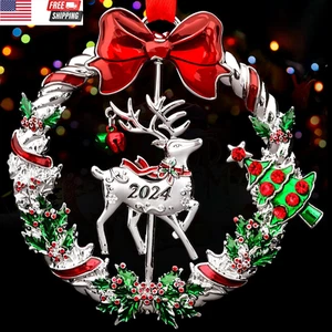 Christmas Ornament 2024 for Christmas Tree Hanging Decorations, Christmas Wreath - Picture 1 of 7