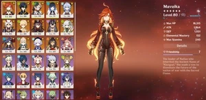 AR57 [NA] Mavuika Kimich Emilie Yelan +9 Heroes +4 Weapons - Picture 1 of 3