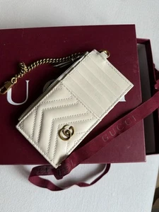 Gucci Etui Kartenetui Marmont Weiss - Bild 1 von 5