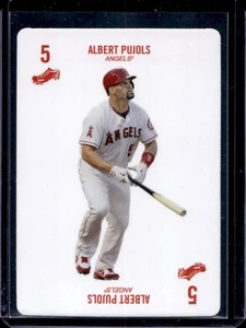 2019 Topps Kenny Mayne 52 Card Baseball Game Albert Pujols #5 cleats Angels - Picture 1 of 2