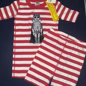 Hanna Andersson Star Wars Stormtrooper Short Sleeve Short Johns Sz 8 130 - Picture 1 of 3
