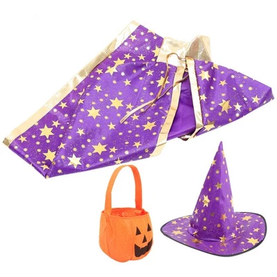  Halloween Costumes for Kids Fall Pumpkin Basket Snacks Accessories - Image 1 of 4