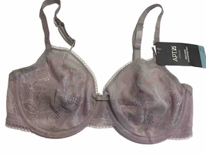 Apt.9 Unlined SEMI DEMI Lace Bra Gull Grey ZA73B100Z Sz.34D,34DDD,36D - Picture 1 of 6