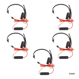 Plantronics Blackwire C3210 Mono Wired On the Ear USB-A Headset Lot(5) E5985 - Picture 1 of 7