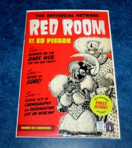 RED ROOM V1 1ª impresión ED PESKOR FANTAGRAPHICS 2021 CYBERPUNK HORROR Kayfabe casi nuevo - Imagen 1 de 1