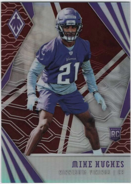 2018 Panini Phoenix Red Parallel /299 RC #153 Mike Hughes Vikings  - Image 1 of 1