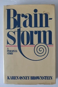 Brain-Storm Karen Osney Brownstein 1980 First Printing Vintage Hardcover Book - Picture 1 of 7