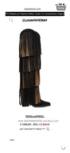 dsquared2 Botas altas nuevas llamativas NP 1.200 € - Imagen 1 de 3