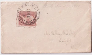 East Greenwich RI #65 S.O.N. cancel (Kent Co)  (A197) - Picture 1 of 1