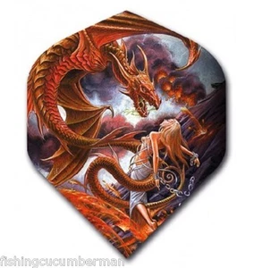 5 SETS OF RUTHLESS ALCHEMY "FORGE OF VESUVIUS" STRONG DART FLIGHTS - Picture 1 of 1