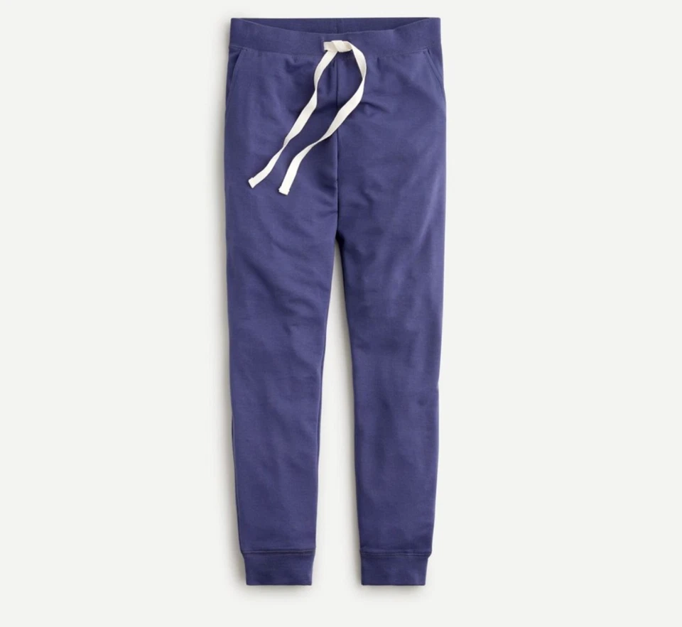 J.CREW MUJER AZUL SALÓN RELAJADO NUBE POLAR SUAVE JOGGER Talla M Foto 1 de 1