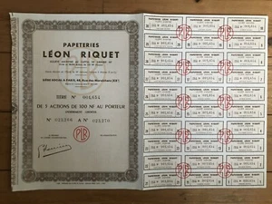 Papeteries LEON RIQUET (F) - Picture 1 of 1