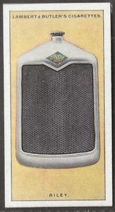 LAMBERT & BUTLER-MOTOR CAR RADIATORS 1928-#17- RILEY - Picture 1 of 2