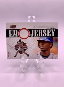 2010 Upper Deck Baseball Series 1 Jose Reyes UD Game Jersey Patch #UDGJ-RE Mets